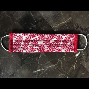 Christmas Peppermint Candy Face Mask cotton